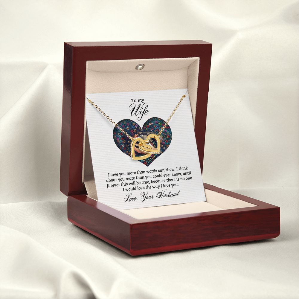To My Wife I Love You More Inseparable Necklace-Express Your Love Gifts