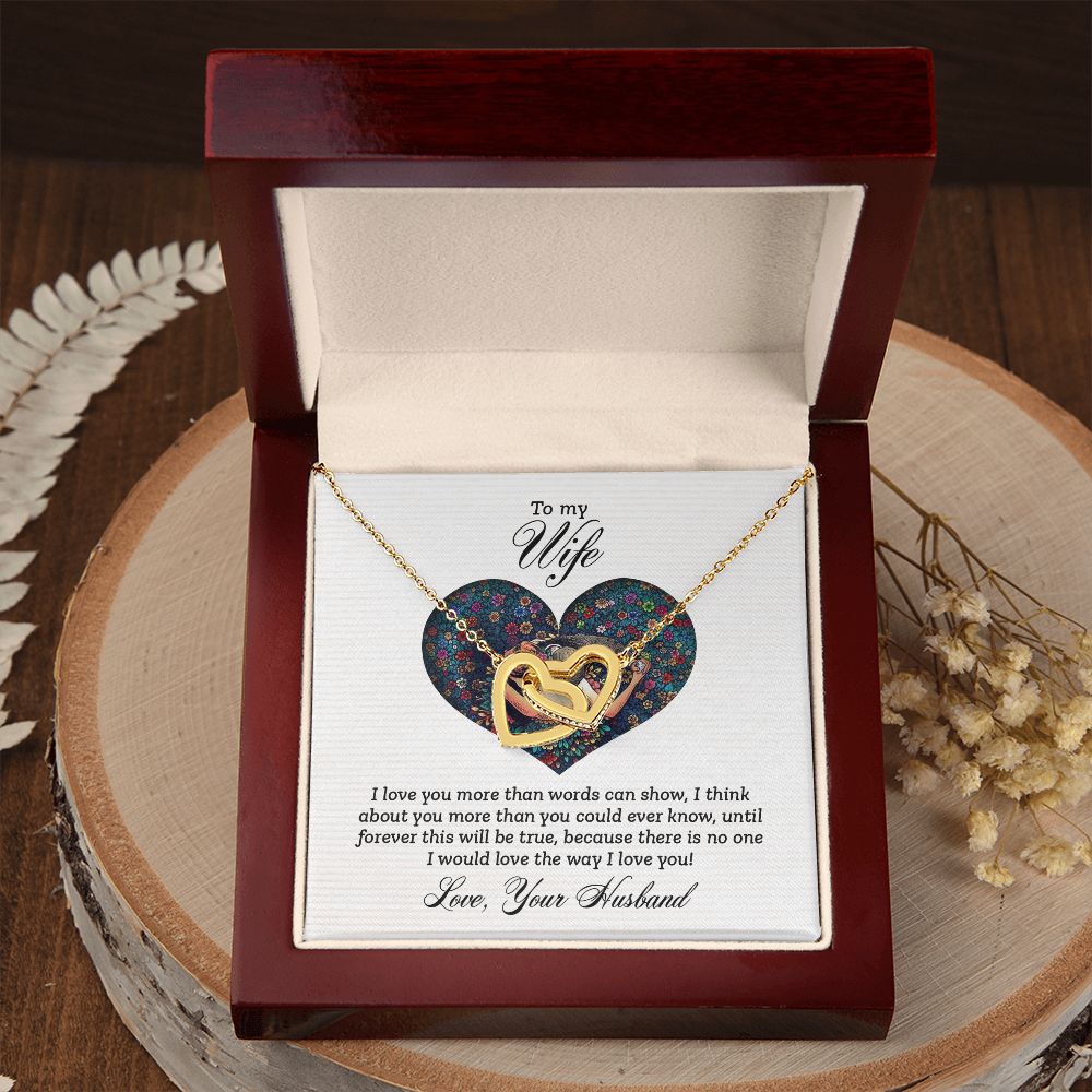 To My Wife I Love You More Inseparable Necklace-Express Your Love Gifts