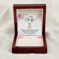 To My Wife I Love You Then Alluring Ribbon Necklace Message Card-Express Your Love Gifts