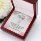 To My Wife I Love You Then Alluring Ribbon Necklace Message Card-Express Your Love Gifts