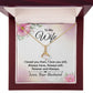 To My Wife I Love You Then Alluring Ribbon Necklace Message Card-Express Your Love Gifts