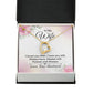 To My Wife I Love You Then Forever Necklace w Message Card-Express Your Love Gifts