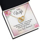 To My Wife I Love You Then Inseparable Necklace-Express Your Love Gifts