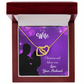 To My Wife I Treasure and Adore You Inseparable Necklace-Express Your Love Gifts