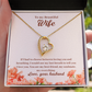 To My Wife If I Had to Choose Forever Necklace w Message Card-Express Your Love Gifts