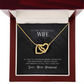 To My Wife If I Had to Choose Inseparable Necklace-Express Your Love Gifts