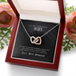 To My Wife If I Had to Choose Inseparable Necklace-Express Your Love Gifts