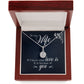 To My Wife If I Know What Love Is Eternal Hope Necklace Message Card-Express Your Love Gifts