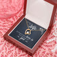 To My Wife If I Know What Love Is Forever Necklace w Message Card-Express Your Love Gifts