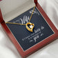 To My Wife If I Know What Love Is Forever Necklace w Message Card-Express Your Love Gifts