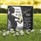 To My Wife Little Person Half of Me Forever Necklace w Message Card-Express Your Love Gifts