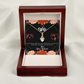 To My Wife Live in my mind Alluring Ribbon Necklace Message Card-Express Your Love Gifts