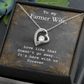 To My Wife Love Like That Doesn't Go Away Farmer Wife Forever Necklace w Message Card-Express Your Love Gifts