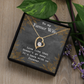 To My Wife Love Like That Doesn't Go Away Farmer Wife Forever Necklace w Message Card-Express Your Love Gifts
