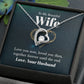 To My Wife Love You Now Forever Necklace w Message Card-Express Your Love Gifts