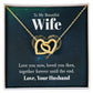 To My Wife Love You Now Inseparable Necklace-Express Your Love Gifts