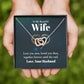 To My Wife Love You Now Inseparable Necklace-Express Your Love Gifts