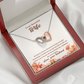 To My Wife Loving and Breathing Inseparable Necklace-Express Your Love Gifts