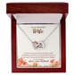 To My Wife Loving and Breathing Inseparable Necklace-Express Your Love Gifts
