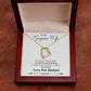 To My Wife Loving You and Breathing From Husband Forever Necklace w Message Card-Express Your Love Gifts