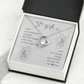 To My Wife Miracles Happen Forever Necklace w Message Card-Express Your Love Gifts