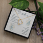 To My Wife Miracles Happen Forever Necklace w Message Card-Express Your Love Gifts