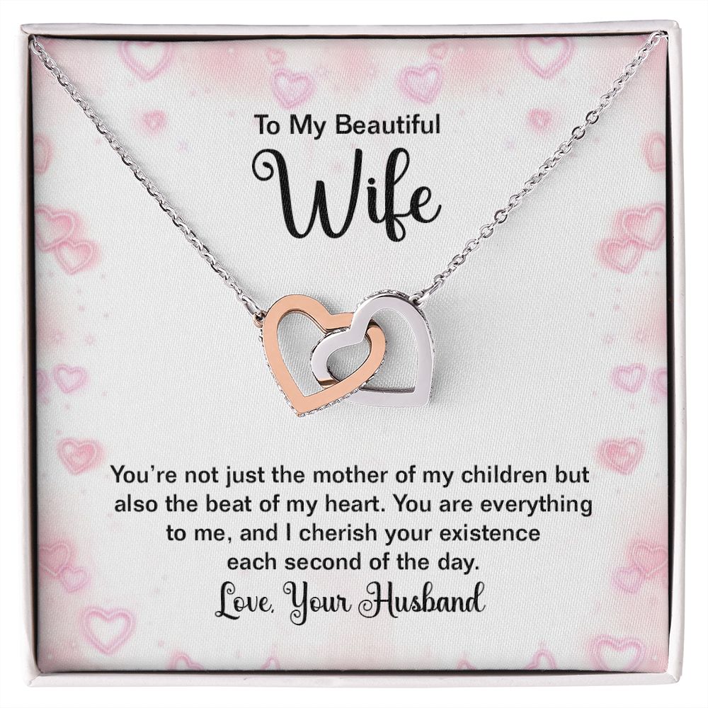 To My Wife Mother of My Children Inseparable Necklace-Express Your Love Gifts