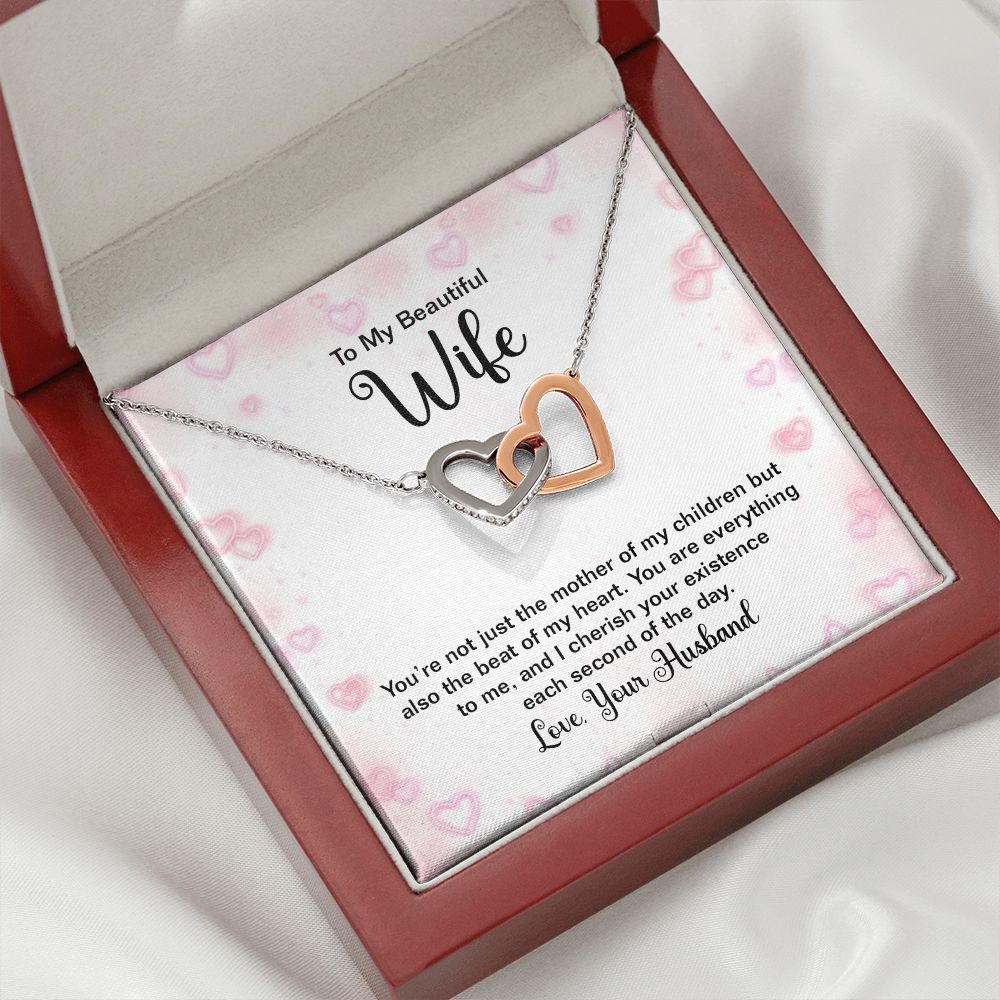 To My Wife Mother of My Children Inseparable Necklace-Express Your Love Gifts