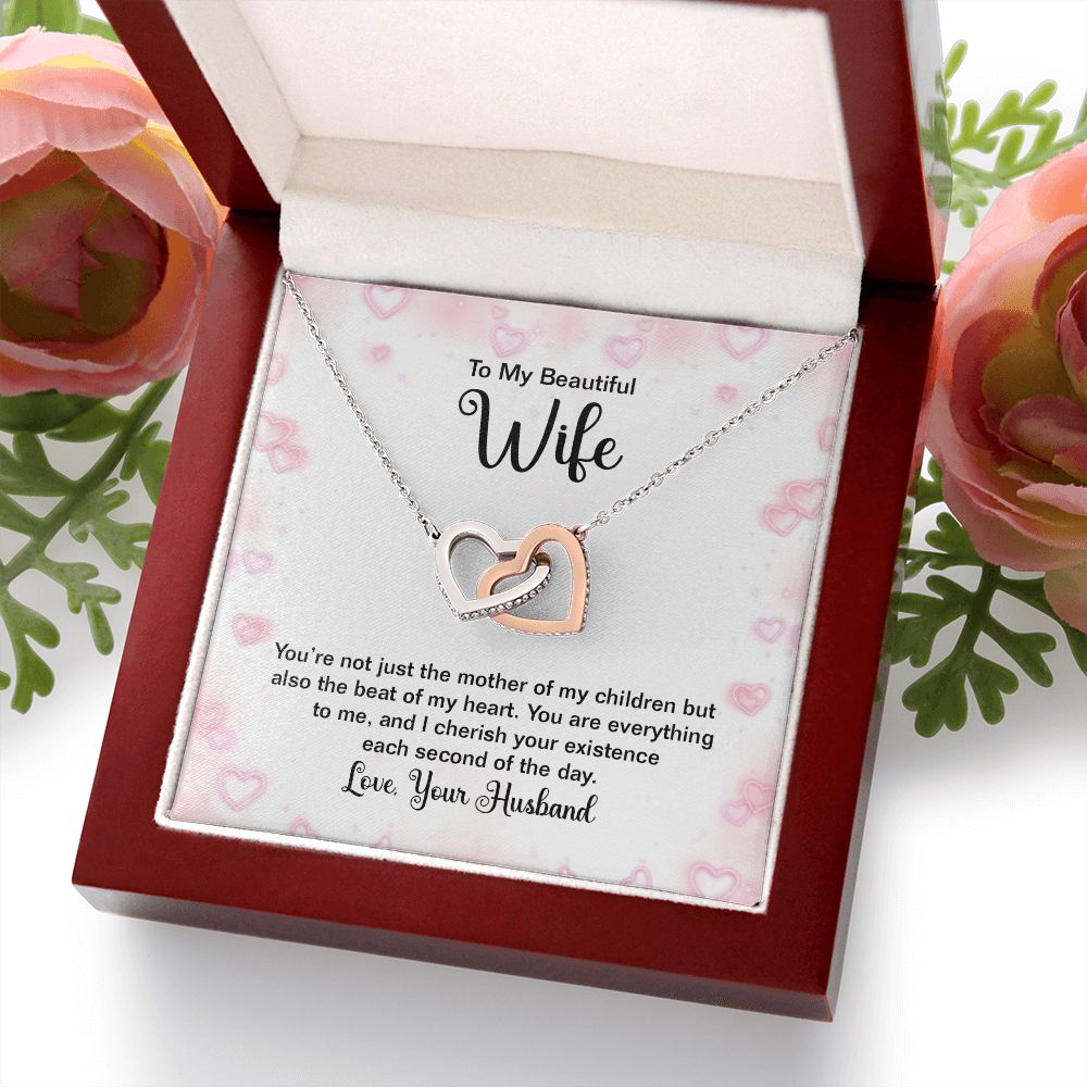 To My Wife Mother of My Children Inseparable Necklace-Express Your Love Gifts