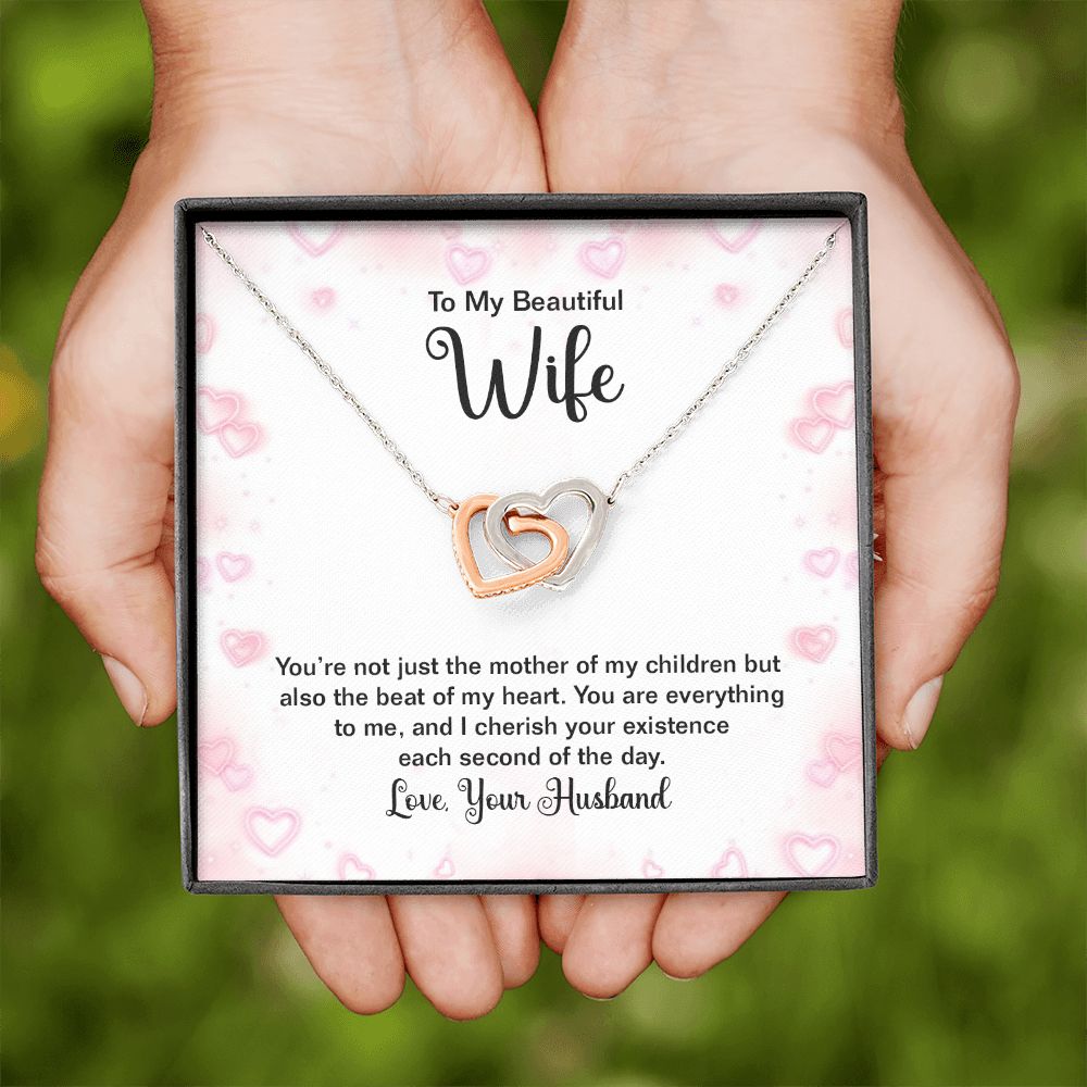 To My Wife Mother of My Children Inseparable Necklace-Express Your Love Gifts