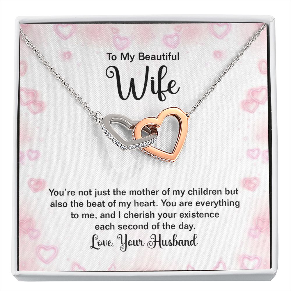 To My Wife Mother of My Children Inseparable Necklace-Express Your Love Gifts