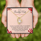To My Wife Multiply it by Infinity Forever Necklace w Message Card-Express Your Love Gifts