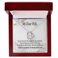 To My Wife My Dear Wife Forever Necklace w Message Card-Express Your Love Gifts