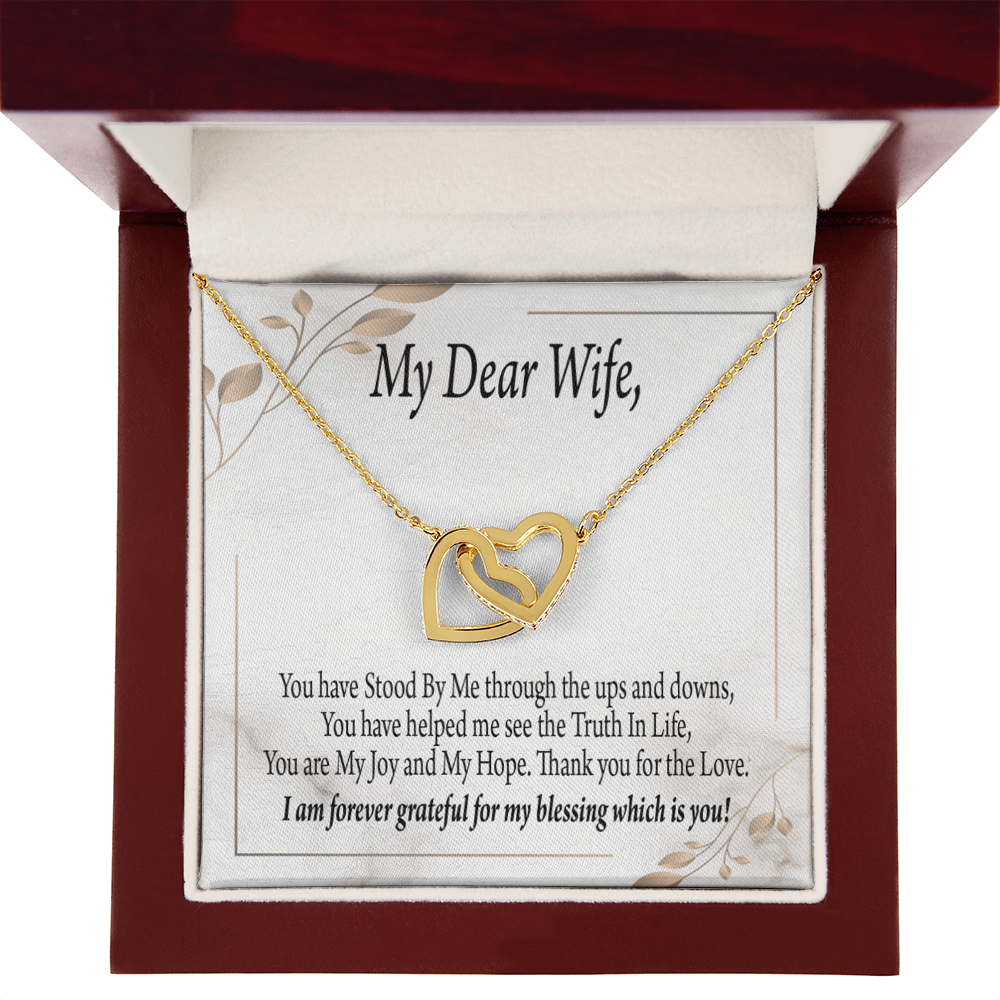 To My Wife My Dear Wife Inseparable Necklace-Express Your Love Gifts