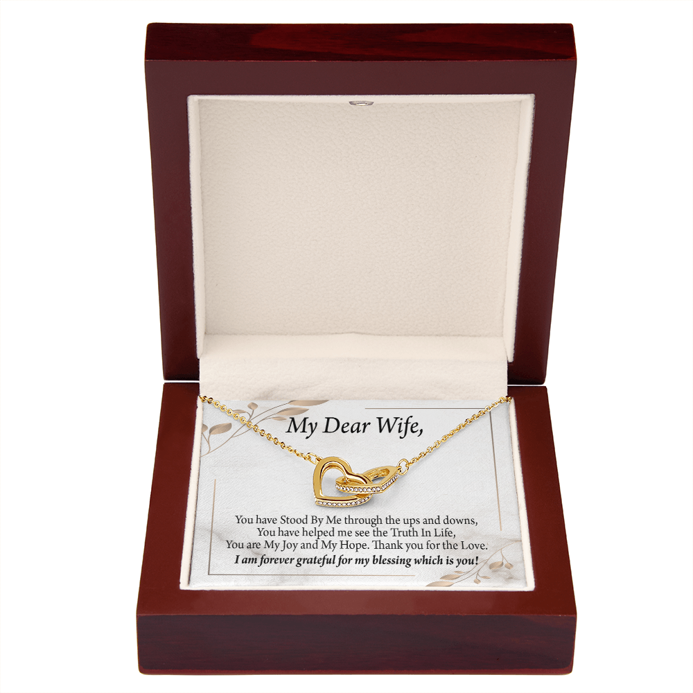 To My Wife My Dear Wife Inseparable Necklace-Express Your Love Gifts