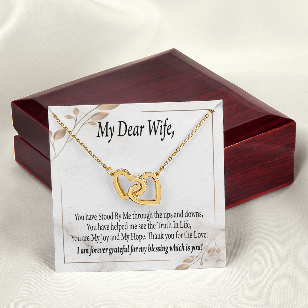 To My Wife My Dear Wife Inseparable Necklace-Express Your Love Gifts