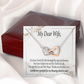 To My Wife My Dear Wife Inseparable Necklace-Express Your Love Gifts