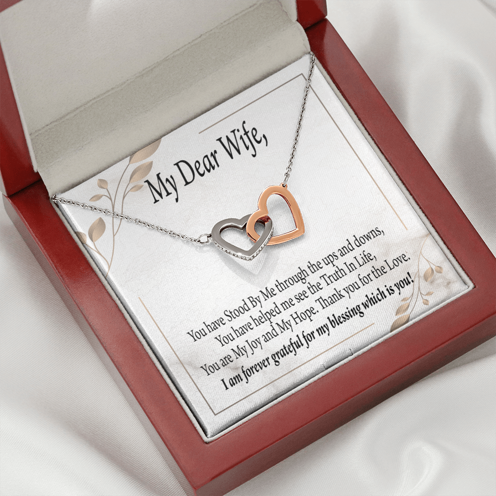 To My Wife My Dear Wife Inseparable Necklace-Express Your Love Gifts