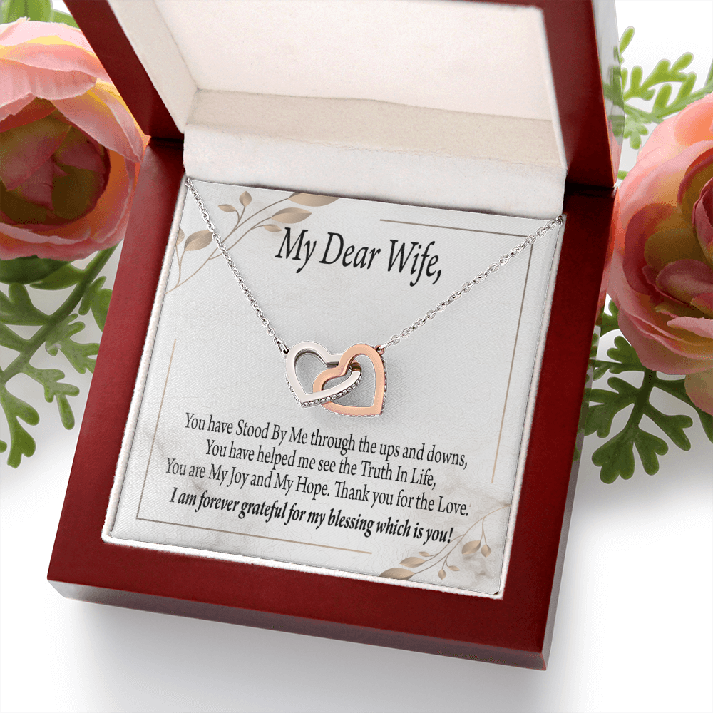 To My Wife My Dear Wife Inseparable Necklace-Express Your Love Gifts
