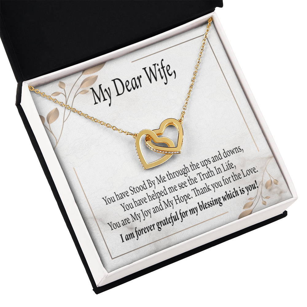 To My Wife My Dear Wife Inseparable Necklace-Express Your Love Gifts