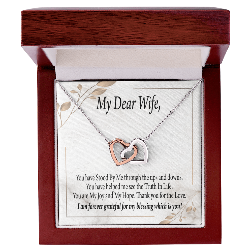 To My Wife My Dear Wife Inseparable Necklace-Express Your Love Gifts