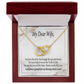 To My Wife My Dear Wife Inseparable Necklace-Express Your Love Gifts