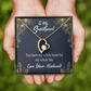 To My Wife My Heart is Yours Forever Necklace w Message Card-Express Your Love Gifts