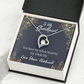 To My Wife My Heart is Yours Forever Necklace w Message Card-Express Your Love Gifts