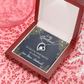 To My Wife My Heart is Yours Forever Necklace w Message Card-Express Your Love Gifts