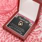 To My Wife My Love For You is Boundless Forever Necklace w Message Card-Express Your Love Gifts