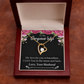 To My Wife My Love For You is Boundless Forever Necklace w Message Card-Express Your Love Gifts