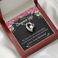 To My Wife My Love For You is Boundless Forever Necklace w Message Card-Express Your Love Gifts