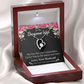 To My Wife My Love For You is Boundless Forever Necklace w Message Card-Express Your Love Gifts