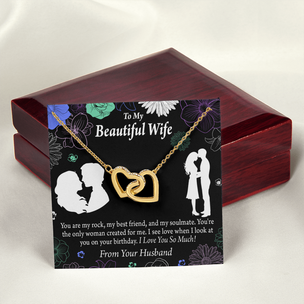 To My Wife My Rock Inseparable Necklace-Express Your Love Gifts